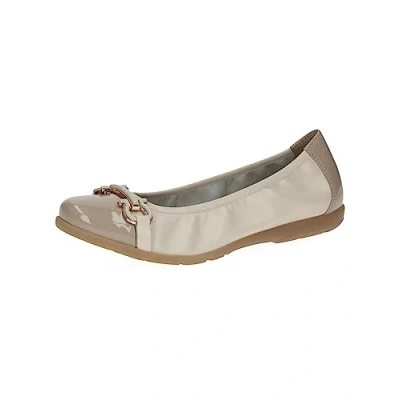 Abbildung von Caprice Damen 9 22172 20 Ballerina, Cream Nap Comb, 39 EU