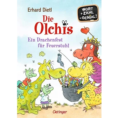 Abbildung von Die Olchis. Ein Drachenfest für Feuerstuhl: Wort + Zahl = genial! Level 1. Spielerisch Lesen und Rechnen lernen mit den beliebten Kinderbuch Helden