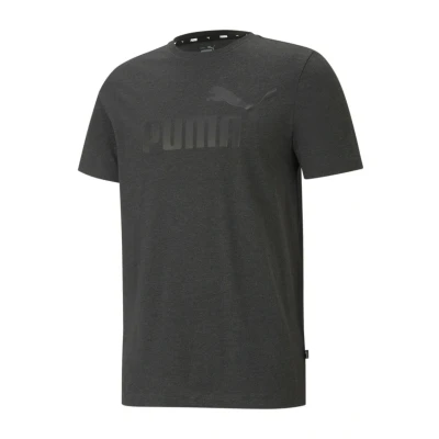 Abbildung von Puma ESS Essentials heather RUN Tshirt print, Herren, Größe: Small, Dark gray