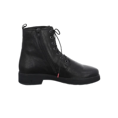Abbildung von THINK! Damen COGITA nachhaltige leicht gefütterte Stiefelette, 0000 SCHWARZ, 39 EU