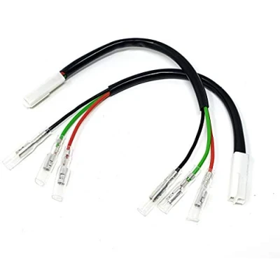 Abbildung von Simda Pro Blinker Adapterkabel für Motorrad mit 3 polige Stecker (Honda 0602)