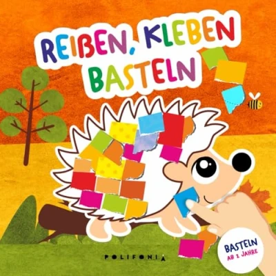 Abbildung von Reißen Kleben Basteln ab 2 Jahren: Mein kunterbuntes Bastelbuch für Kinder mit niedlichen Tieren als Bastelvorlage und farbigen Seiten zum Schnipsel ... Kinder)