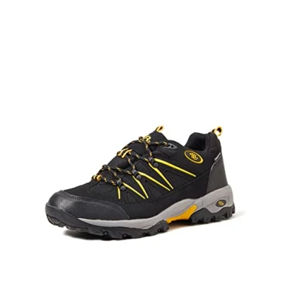 Abbildung von Brütting Mount Hunter Low Herren Trekking &amp; Wanderhalbschuhe, Schwarz Gelb, 44 EU