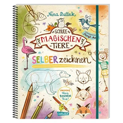 Abbildung von Die Schule der magischen Tiere: SELBERzeichnen: Schritt für Tiere und Menschen zeichnen lernen Kinder ab 8 Jahre Zeichenschule mit Anleitungen &amp; Übungsseiten