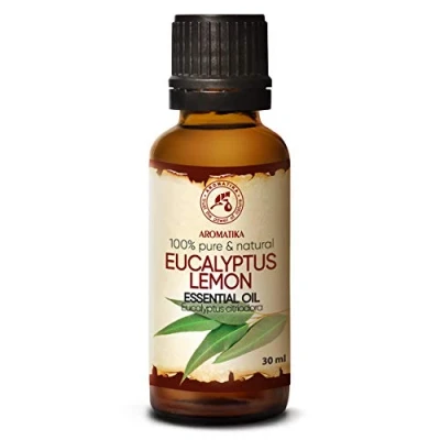 Abbildung von Zitroneneukalyptusöl 30ml Eukalyptus Citriodora Zitronen zur Aromatherapie Aroma Diffuser Duftlampe Bad Besten für Beauty von Haar und Körper Rein Natürlich