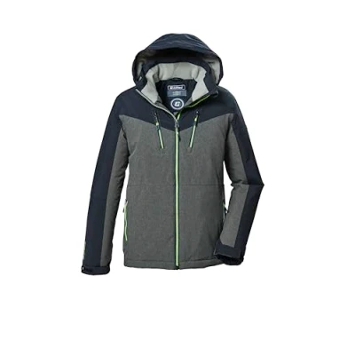 Abbildung von killtec Jungen Funktionsjacke mit Kapuze und Schneefang KOW 373 BYS JCKT, dark moss, 176, 42200 000