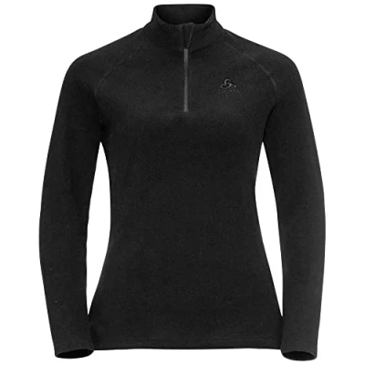 Abbildung von Odlo Damen Langarm Shirt mit Reißverschluss RIGI, black, XL