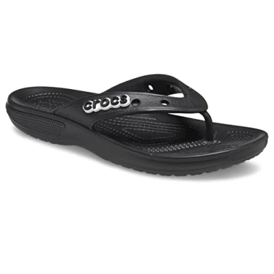 Abbildung von Crocs Unisex Classic Flip Flops, Schwarz, 36/37 EU