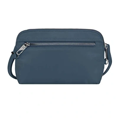 Abbildung von Travelon Damen Crossbody Clutch mit Diebstahlschutz, pfau (Grün) 43202 380