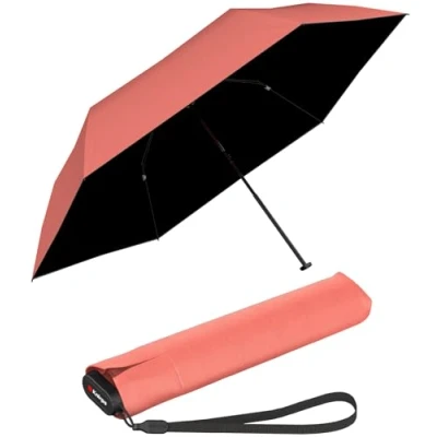 Abbildung von Knirps Taschenschirm US.050 Ultra Light Slim Manual mit UV und Hitzeschutz Salmon
