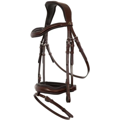 Abbildung von BR Trense Luton Oak/Silber Warmblut