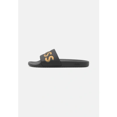 Abbildung von BOSS Aryeh Pantolette flach, Herren, Größe: 46, Black Schuhe