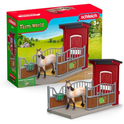 Abbildung von Schleich® Spielwelt »FARM WORLD, Ponybox mit Mustang Stute (42724)«, Made in Europe