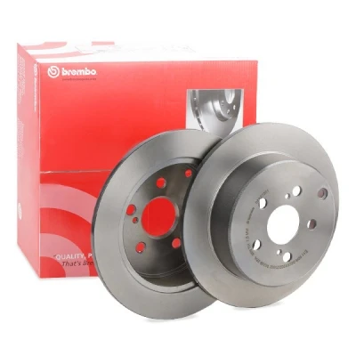 Abbildung von BREMBO COATED DISC LINE 08.A273.21 Bremsscheibe 269 9 5 voll beschichtet TOYOTA: Prius II Liftback, Celica VII Coupe