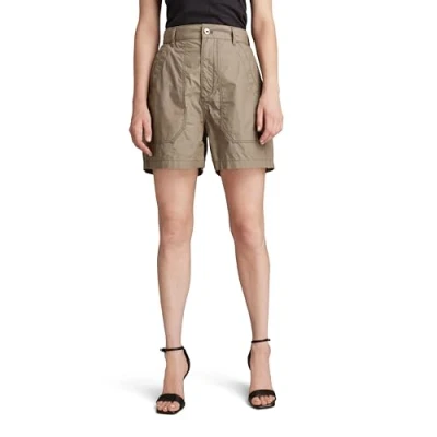 Abbildung von G STAR RAW Damen Fatigue Shorts, Braun (turf D24405 A790 273), 33