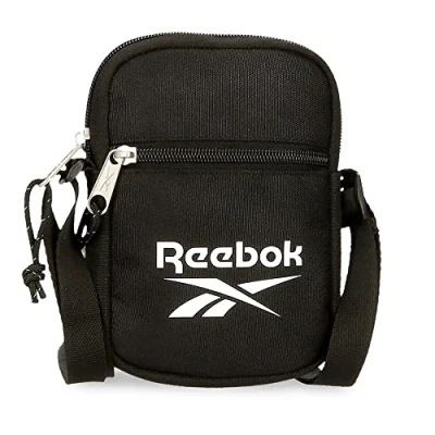 Abbildung von Reebok Boston Kleine Umhängetasche Schwarz 12x17x2,5 cm Polyester