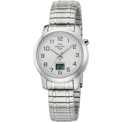 Abbildung von Master Time Funk Quarz Damen Uhr Analog Digital mit Edelstahl Armband MTLA 10307 12M
