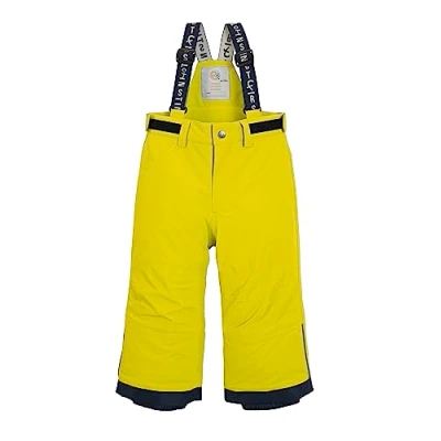 Abbildung von first instinct by killtec Kinder Skihose/Matschhose/Funktionshose mit Trägern und Schneefang FISW 48 MNS SKI PNTS, Lime, 98, 39989 000