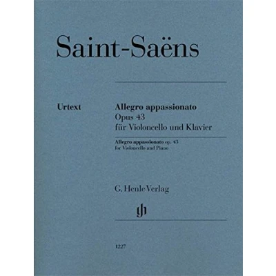 Abbildung von Allegro appassionato op. 43 für Violoncello und Klavier: Instrumentation: and Piano (G. Henle Urtext Ausgabe)