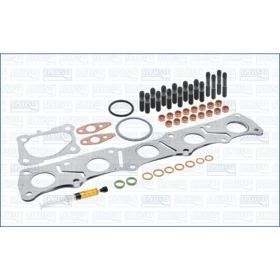 Abbildung von AJUSA JTC11743 Montagesatz, Lader with studs, syringe oil mit Dichtungen Montageanleitung VOLVO: XC70 II Estate, V70 3