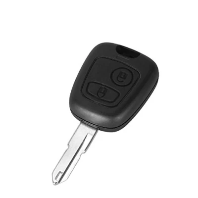 Abbildung von PHONILLICO Schlüssel Für Peugeot 106 206 206CC 206SW 306 307 406 Citroen Berlingo Picasso Saxo Xsara 2 Tasten Fernbedienung Autoschlüssel
