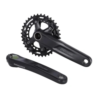 Abbildung von Shimano Unisex Erwachsene Deore Kurbelgarnitur, Schwarz, 11 Fach