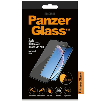 Abbildung von Apple iPhone Xs Panzerglas PanzerGlass Anti Bacterial Case Friendly Screenprotector smartphone Antibakterieller Screen Protector für