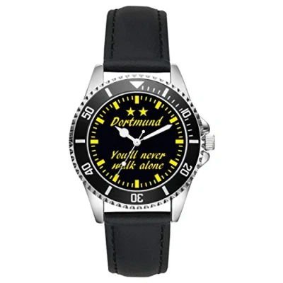 Abbildung von KIESENBERG Herren Armbanduhr Dortmund Geschenk Artikel Idee Fan Analog Quartz Uhr L 6040