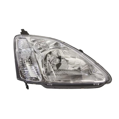 Abbildung von VAN WEZEL 2548964 Scheinwerfer rechts H4 glasklar für Rechtsverkehr mit Stellmotor LWR P43t HONDA: CIVIC 7 Hatchback