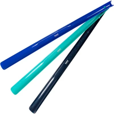 Abbildung von biped 3er Set Kunststoff Schuhlöffel 65 cm mit Haken z1557 (atlantic)