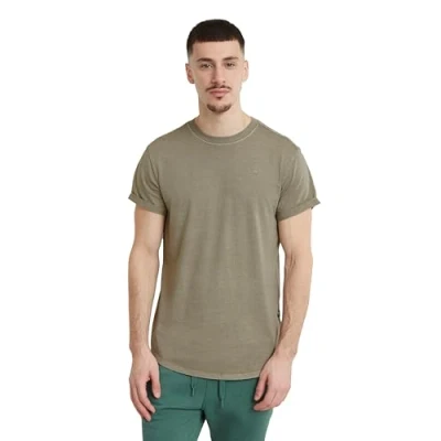 Abbildung von G STAR Herren Lash Overdeyed T Shirt Grau (Rock Ridge gd D16396 2653 G471) L