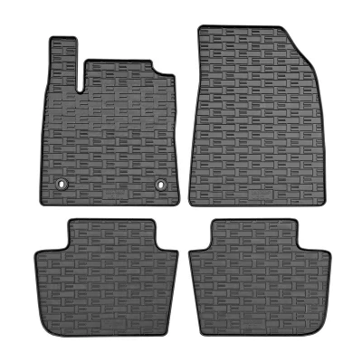 Abbildung von AutoStyle CK RMG05 Fußmattensatz Vollgummi vorne und hinten 4 schwarz
