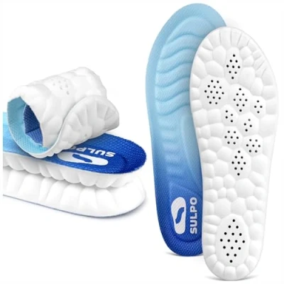 Abbildung von SULPO Cloud 2.0 Komfort Schuheinlagen Einlegesohlen Herren &amp; Damen Weiche Einlagen ideal für Sport und Alltag Ultralight Insoles Stoßdämpfend Atmungsaktiv 41 42 EU / 1 Paar