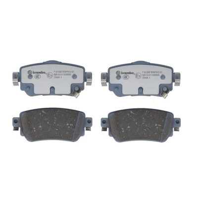 Abbildung von BREMBO P 56 098E Bremsbelagsatz mit akustischer Verschleißwarnung Anti Quietsch Blech ohne Zubehör NISSAN: Leaf II