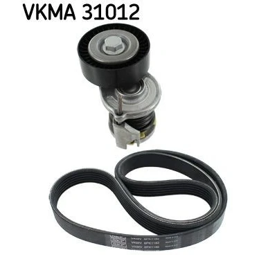 Abbildung von SKF VKMA 31012 Keilrippenriemensatz SKODA: Fabia I Hatchback, 1 Combi, Praktik, VOLKSWAGEN: Polo IV SEAT: Ibiza 3