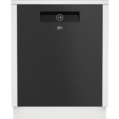 Abbildung von Beko BDDN38440DD Unterbau Geschirrspüler 60 cm teilintegriert, für 14 Maßgedecke, 3 Spülebenen, 5 Temperaturen, CornerIntense, HygieneIntense, Schnell+, SteamGloss Trocknung, Dark Inox
