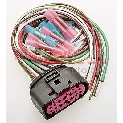 Abbildung von METZGER 2323024 Kabelreparatursatz, Hauptscheinwerfer VOLKSWAGEN: Touran I, Passat B5 GP Estate, Golf 5, AUDI: A3 Sportback, SEAT: Toledo 2 Limousine