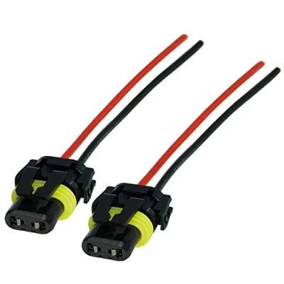 Abbildung von L &amp; P Car Design 2x HB3 Lampen Stecker Fassung Sockel Lampenfassung Lampensockel Lampenstecker P20d 9005 mit Kabel für Glühlampen Glühbirnen