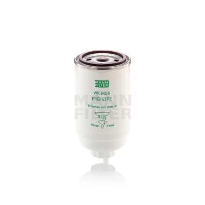 Abbildung von MANN FILTER WK 842/6 Kraftstofffilter Anschraubfilter