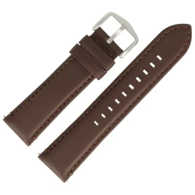 Abbildung von Fossil Uhrenarmband 22 mm Leder Braun FS 4735 LB FS4735, Uhrband, Riemen