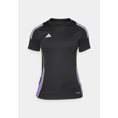 Abbildung von adidas Performance TIRO24 Women Sport Tshirt, Damen, Größe: Small, Black/purple rush