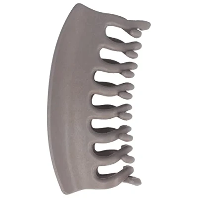 Abbildung von PARSA Beauty Nature Love Große Haarklammer aus Weizenstroh Nachhaltige natürlichem Material Haar Accessoire für modebewusstes Styling Haarspange taupe