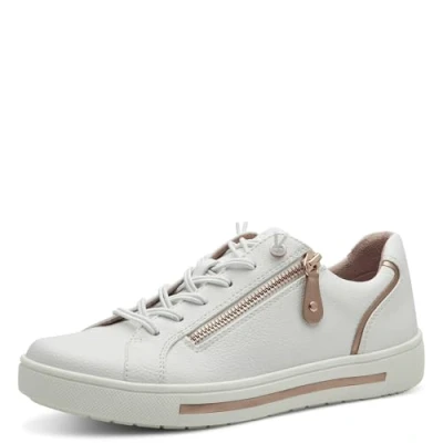 Abbildung von Jana Sneaker low, Damen, Größe: 41, White rosegold Schuhe