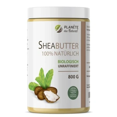 Abbildung von SheaButter Bio 800g Westafrika 100% Rein Natürlich Unraffiniert (800 g (1er Pack))