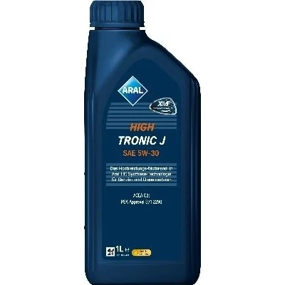Abbildung von Aral Hightronic J 5W 30 1l Motoröl 15F4BB PEUGEOT: 5008 I, 208 I Hatchback, 206 CITROËN: Relay II Van, C4 Grand Picasso, Picasso 2