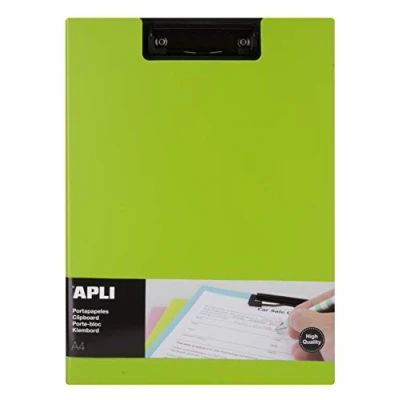 Abbildung von APLI 17207 Clipboard mit Klappe Premium Grün A4