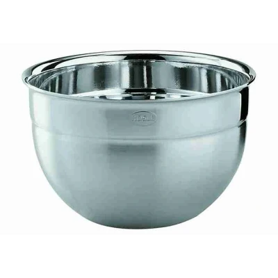 Abbildung von RÖSLE Schüssel hoch, Hochwertige formschöne Edelstahlschüssel zur Zubereitung und Aufbewahrung von Speisen, Edelstahl 18/10, Spülmaschinengeeignet, 16 cm, Silber, Silberfarben