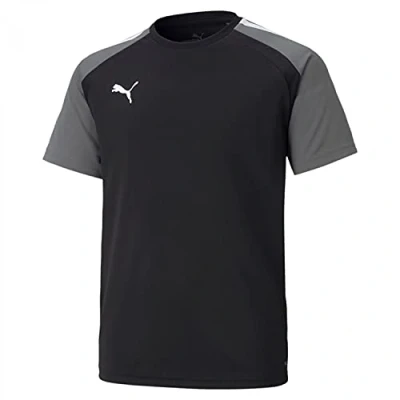 Abbildung von PUMA Unisex Baby Teampacer Jersey Jr T Shirt, Black Grey, 176 EU
