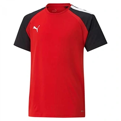 Abbildung von Puma Unisex Baby Teampacer Trikot Kids Rot Schwarz F01 T Shirt, Rot, 176 EU