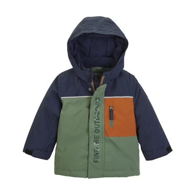 Abbildung von first instinct by killtec unisex Funktionsjacke mit Kapuze/Outdoorjacke ist wasserdicht FIOW 18 MNS JCKT, waldgrün, 110, 39966 000